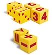 GIANT SOFT CUBE SET 6/PK 1 EACH