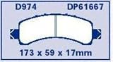 EBC Brakes DP61667 Brake Pad