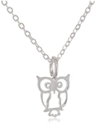 Samantha Faye "Menagerie" Small Owl Pendant Necklace