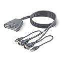 Belkin Omniview 2-Port KVM Switch with Built-In Cabling, USB