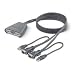 Belkin Omniview 2-Port KVM Switch with Built-In Cabling, USB