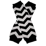 CHEVRON BLACK AND WHITE ZIG ZAG - Baby Leggings/Leggies/Leg Warmers for Cloth Diapers - Little Girls & Boys & ONE SIZE by BubuBibi