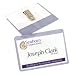 Avery Garment Friendly Side-Loading Clip Style Name Badges, 3 x 4 Inches, White, Box of 100 (74541)