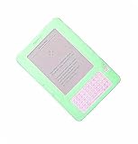 Premium Baby Green Silicone Skin Case with Screen Guard Protector for Amazon Kindle 2 Ebook Reader Player