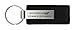 Au-Tomotive Gold, INC. Dodge Challenger Black Leather Key Chain