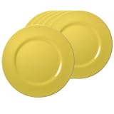 Reston Lloyd Lemon Melmaine Dinner Plate, Set of 6