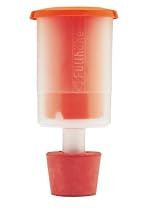 Gärspund & Gummistopfen. Großer Gäraufsatz (für 17mm Bohrung) komplett mit Gummistopfen. Getränkeschützer, Gäraufsatz
