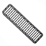 Warrior Products 90270PC Powder Coated Finish Diamond Tread Aluminum Hood Vent for Jeep CJ5 55-77
