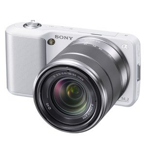 ソニー デジタル一眼α NEX-3 ズームレンズキット ホワイト NEX-3K/W