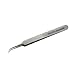 Aven Angled Ultra Fine Pattern 5B Precision Tweezer, Stainless Steel, 4-1/4" Length