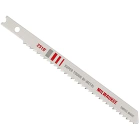 Milwaukee 48-42-2310 4-1 8-Inch, 10 Teeth per Inch, Bi-Metal Jig Saw Blades, 5-Pack by Milwaukee