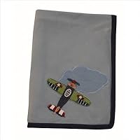 Wings Plush Blanket with Applique