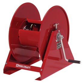 Hand Crank, 1/2 X 300ft, 1000 Psi, Air/Water Without Hose, Med Duty