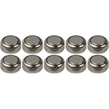 Electronics : HS - AG13 LR44 Alkaline Button Cell pack of 10 Replaces SR44W, SR44, SR1154, SB-B9, 280-62, V357, D357, 228, S1145E, GP357, AG13, 357 for Calculator Watch, Camera Light and Clock