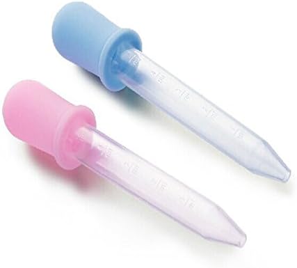 2 Pcs Clear Plastic 5ML Pipette Liquid Medicine Dropper