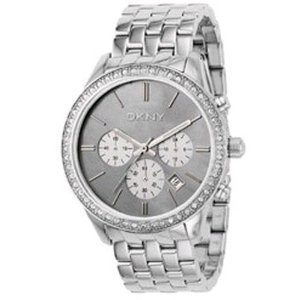 DKNY #NY4842 Women's Essential Oversized MOP Dial Chronograph Watch