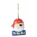 Santa Yo Ho Ho Reversible Ornament