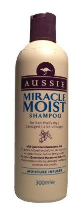 Aussie Miracle Moist Shampoo - für trockene, 