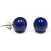 14k Yellow Gold 10mm Lapis Lazuli Stud Earrings