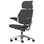 Freedom Chair with Headrest, Adv. arms, Gel seat, Graphite Wave on Titanium