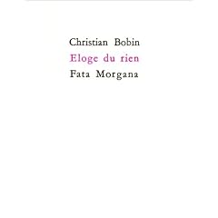 Eloge du rien