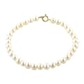 14K Freshwater Petite Pearl Classic Bracelet - White