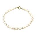 14K Freshwater Petite Pearl Classic Bracelet - White