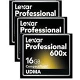 Lexar 16GB, Ultimate Professional-Level, High-Speed Performance UDMA 600x C ....