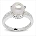 Romana Japanese Akoya Cultured Pearl Ring