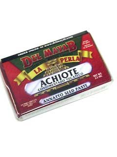 Childrens Toyshop  Gourmet Food : La Perla del Mayab Annatto Paste Achiote, 100 grms