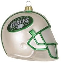 Eastern Michigan Eagles NCAA Glass Football Helmet Ornament (3")
