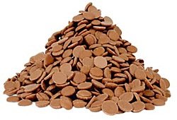 Belgian milk chocolate chips 750g