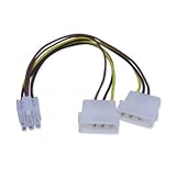 Link Depot 4-Pin to 6-Pin PCI Express Power Adapter