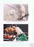 PETER TOM MCNEELEY AUTOGRAPHED BOXING PHOTO VS TYSON VS PATTERSON (BOXING)
