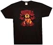 QUEENS OF THE STONE AGE - Masked Halo - Black 30/1 Singles Cotton t-shirt