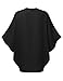 JJ Perfection Women's Solid Woven High Low Open Front Chiffon Kimono Cardigan
