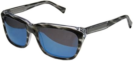Seraphin Harvey Sun Mens/Womens Designer Full-rim Sunglasses/Sun Glasses (57-17-140, Gray Pattern / Transparent)