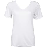 Cuddl Duds Climatesmart V-Neck Short Sleeve Tee Daywear