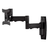 Sanus Systems TV Wandhalterung, Fullmotion, f&uuml;r 25 - 66 cm (10 - 26 Zoll) Fernseher, max.20,45 kg, Schwarz
