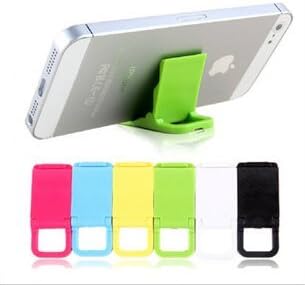 5pcs Portable Hard Plastic Foldable Stand Bracket for Mobile Phone trapezoidal frame Portable bracket