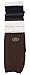 Harve Benard Women's Queen Size Knee High Trouser Socks (6 Pair) (Black, Brown, Navy, Gray)