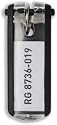 Durable Key Clips - Black (Pack of 6)