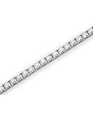 14K White Gold Diamond Bracelet
