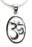 OM Hindu Symbol of the Absolute Sterling Silver Pendant