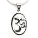 OM Hindu Symbol of the Absolute Sterling Silver Pendant