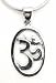 OM Hindu Symbol of the Absolute Sterling Silver Pendant