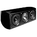 KEF XQ50CGB GLOSS BLACK 3-way maple center channel speaker