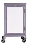 2 Shelf Storage Cabinet Cart