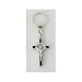  Crucifix Key Chain with Black Cross - MADE IN ITALY