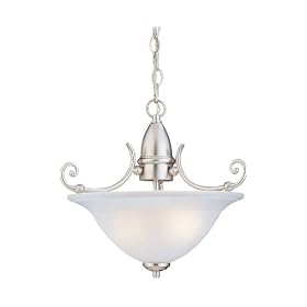 Sea Gull Lighting 51050-962 Canterbury Collection Two-Light Pendant, Brushed Nickel Finish... by Sea Gull Lighting